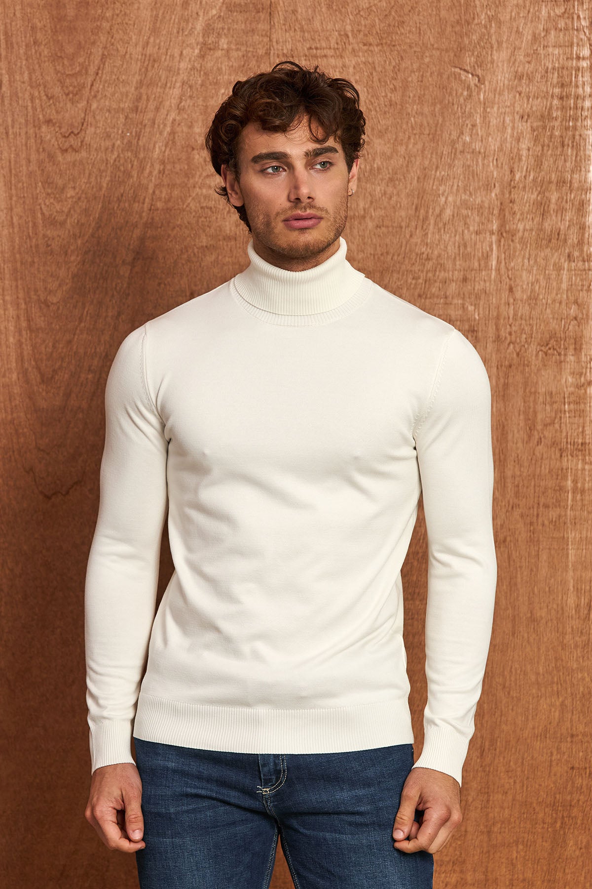 BP200 Herren Rollkragenpullover – Regular Fit