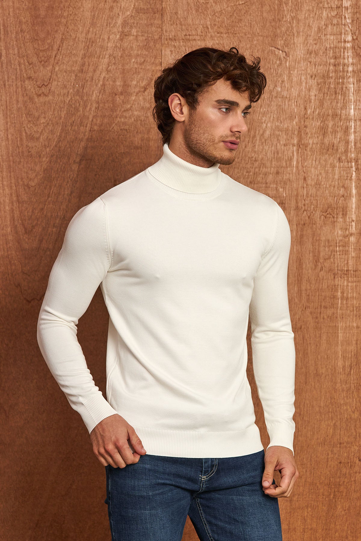 BP200 Herren Rollkragenpullover – Regular Fit