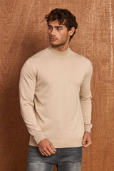 BP201 Herren Pullover mit Stehkragen – Regular Fit