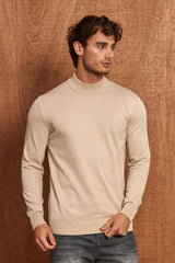 BP201 Herren Pullover mit Stehkragen – Regular Fit