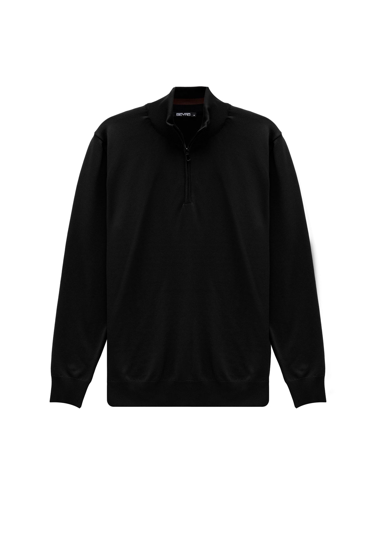 BP202 Herren Pullover mit Zipper-Kragen – Regular Fit