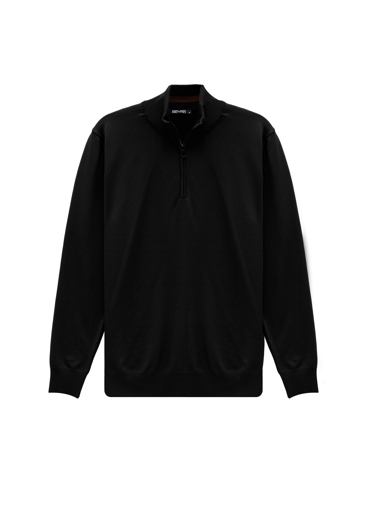 BP202 Herren Pullover mit Zipper-Kragen – Regular Fit