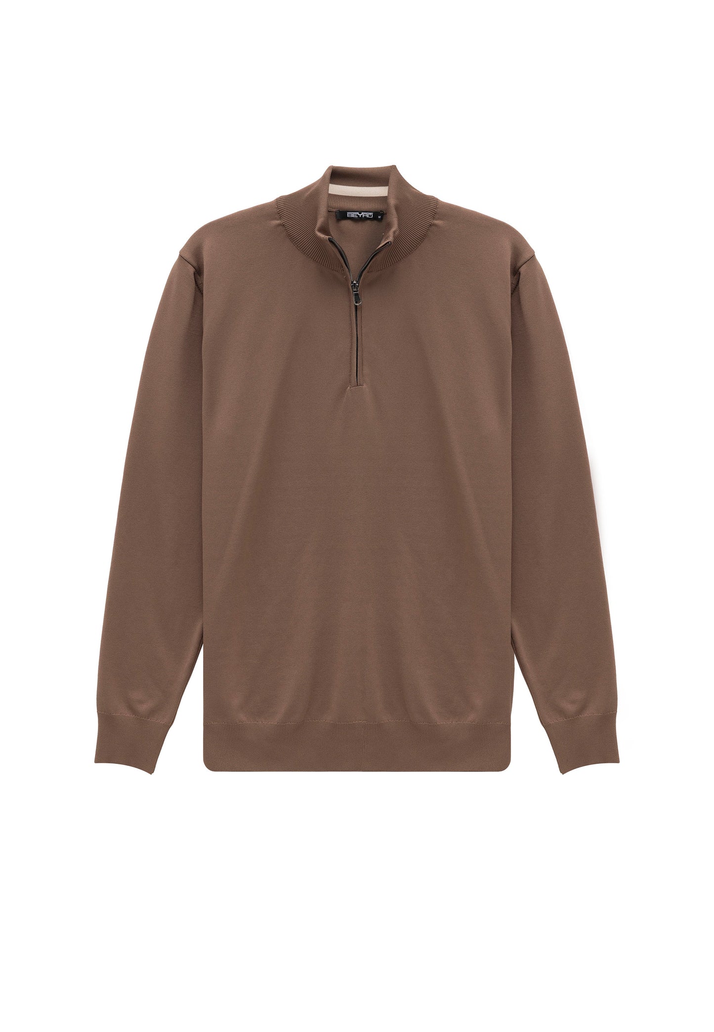 BP202 Herren Pullover mit Zipper-Kragen – Regular Fit