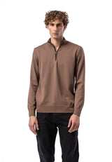 BP202 Herren Pullover mit Zipper-Kragen – Regular Fit