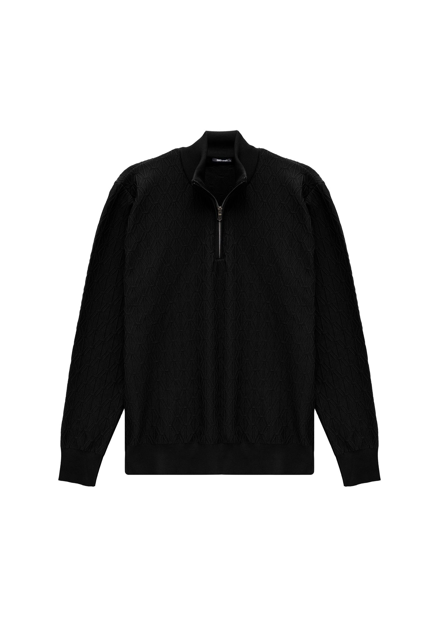 BP204 Herren Pullover mit Reißverschlusskragen – Regular Fit