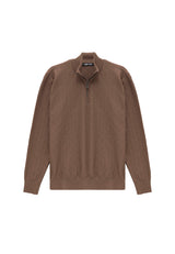 BP204 Herren Pullover mit Reißverschlusskragen – Regular Fit