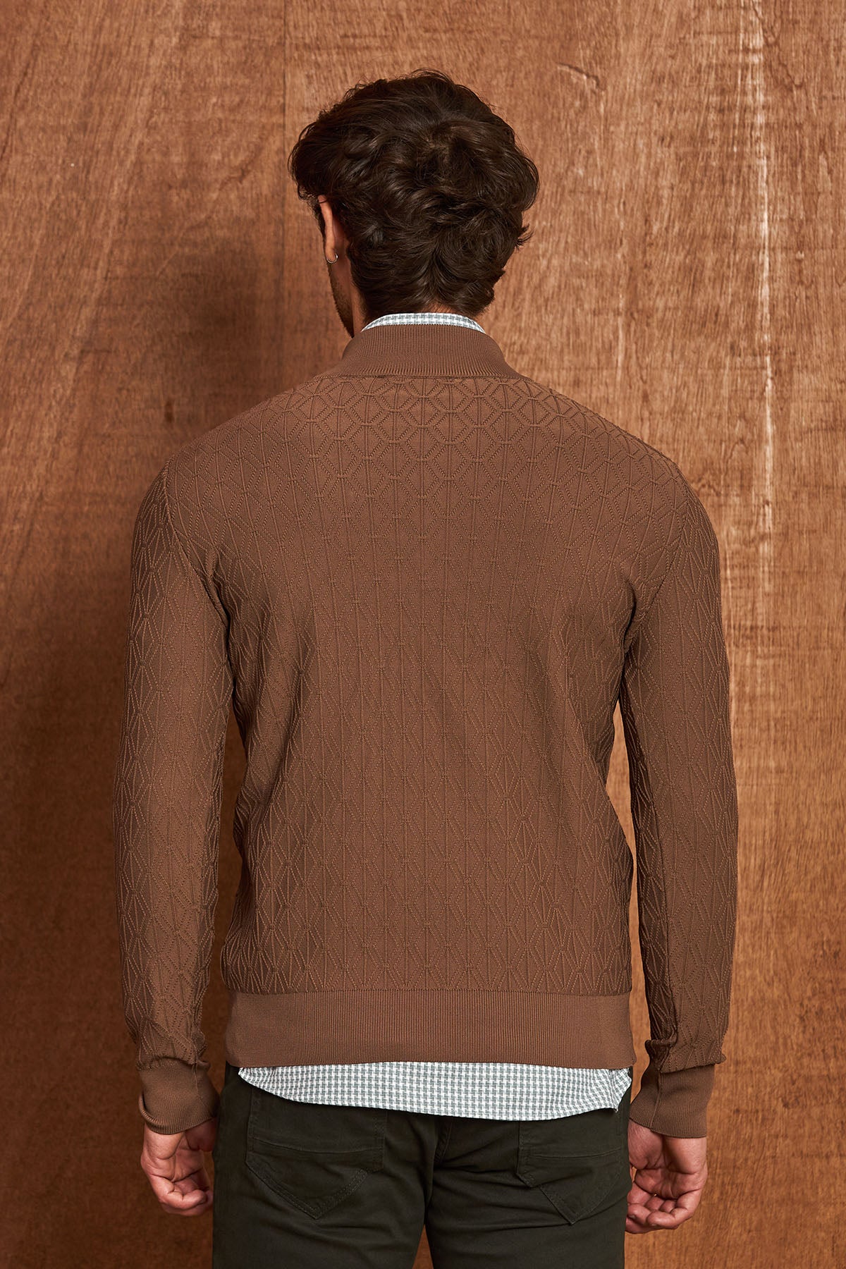 BP204 Herren Pullover mit Reißverschlusskragen – Regular Fit