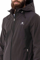 CJ285 Herren Winterjacke – mit abnehmbarer Kapuze & markanten Details