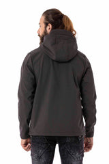 CJ285 Herren Winterjacke – mit abnehmbarer Kapuze & markanten Details