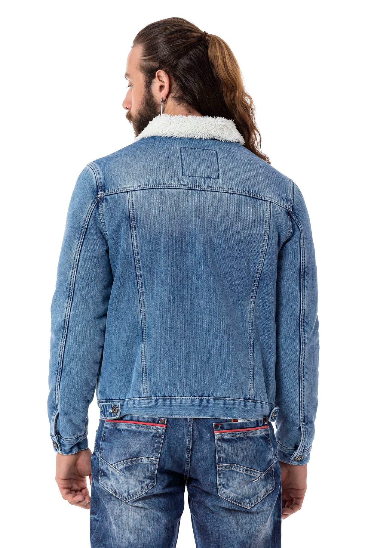 CJ294 Herren Jacke – Stylische Übergangsjacke mit markanten Details