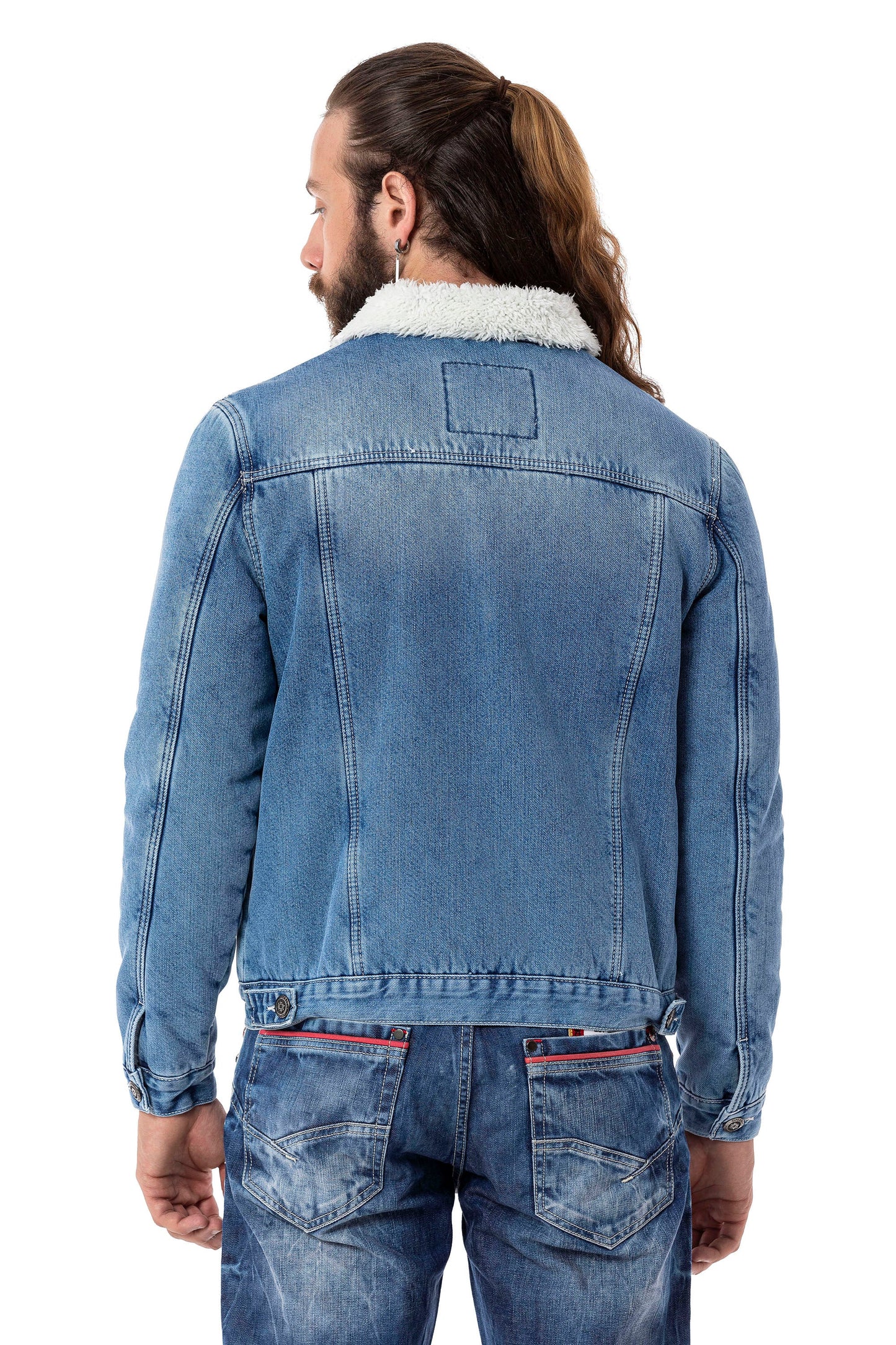 CJ294 Men's Jacket – Stylish transitional jacket with striking details