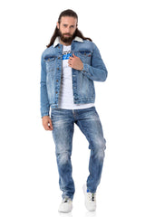 CJ294 Herren Jacke – Stylische Übergangsjacke mit markanten Details