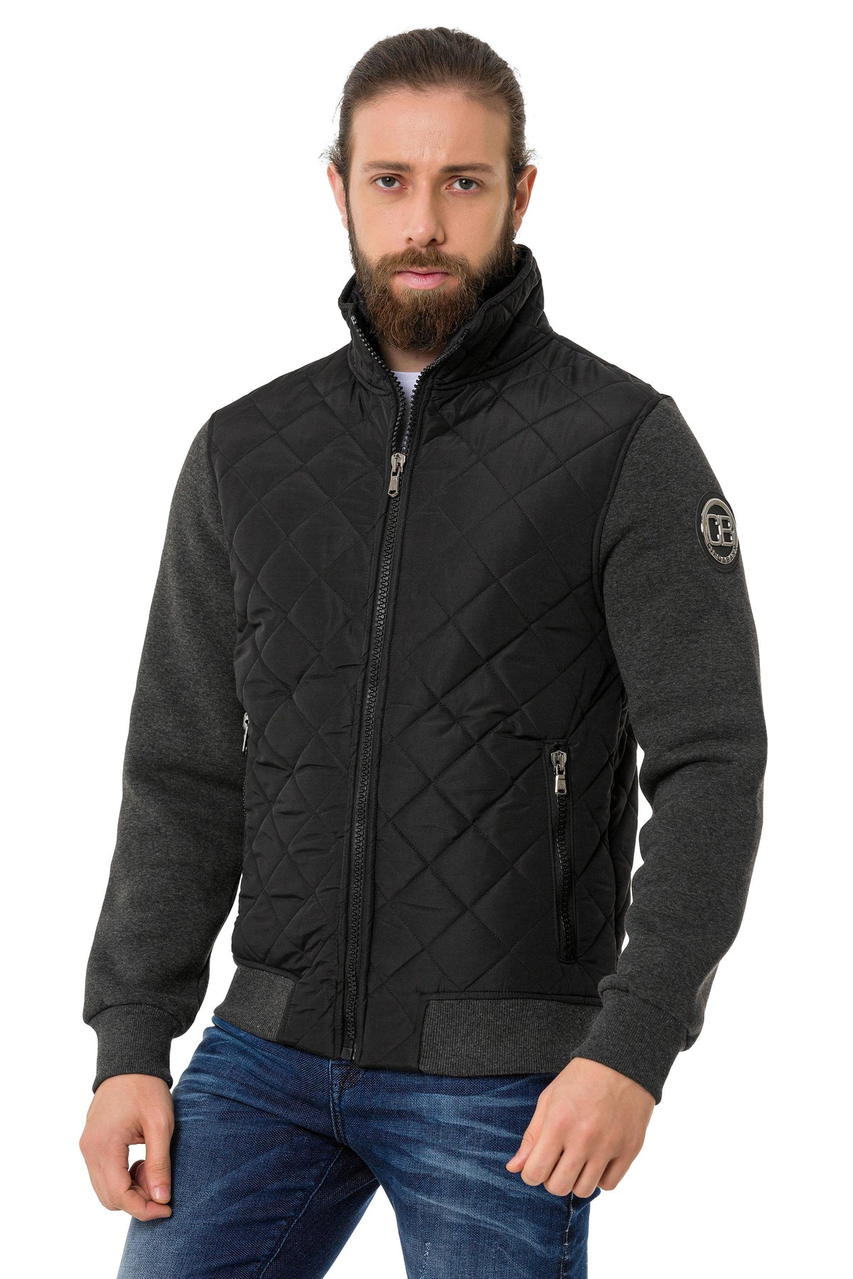 CJ295 Herren Jacke – Moderner Stil mit sportlichen Details