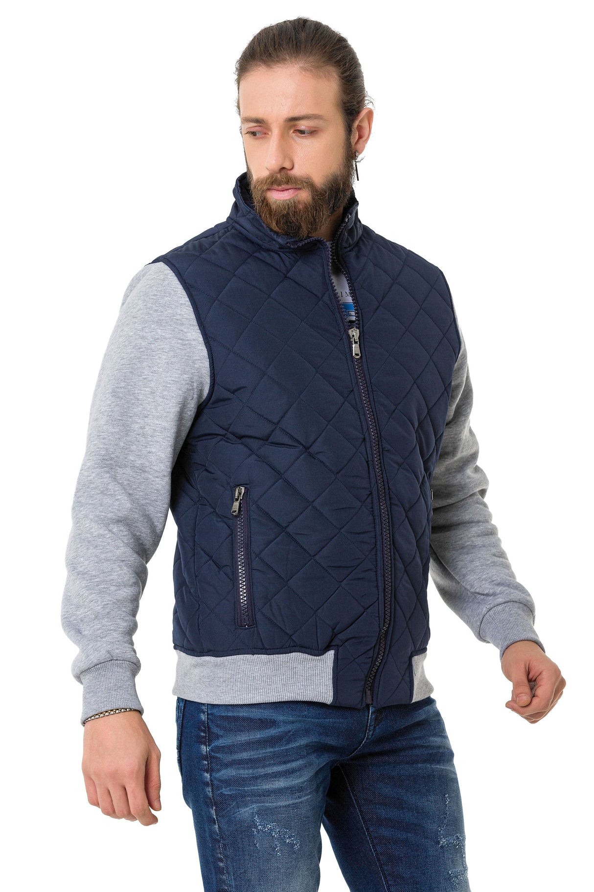 CJ295 Herren Jacke – Moderner Stil mit sportlichen Details