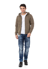 CL556 Herren Sweatjacke mit Kapuze - Verschiedene Farben