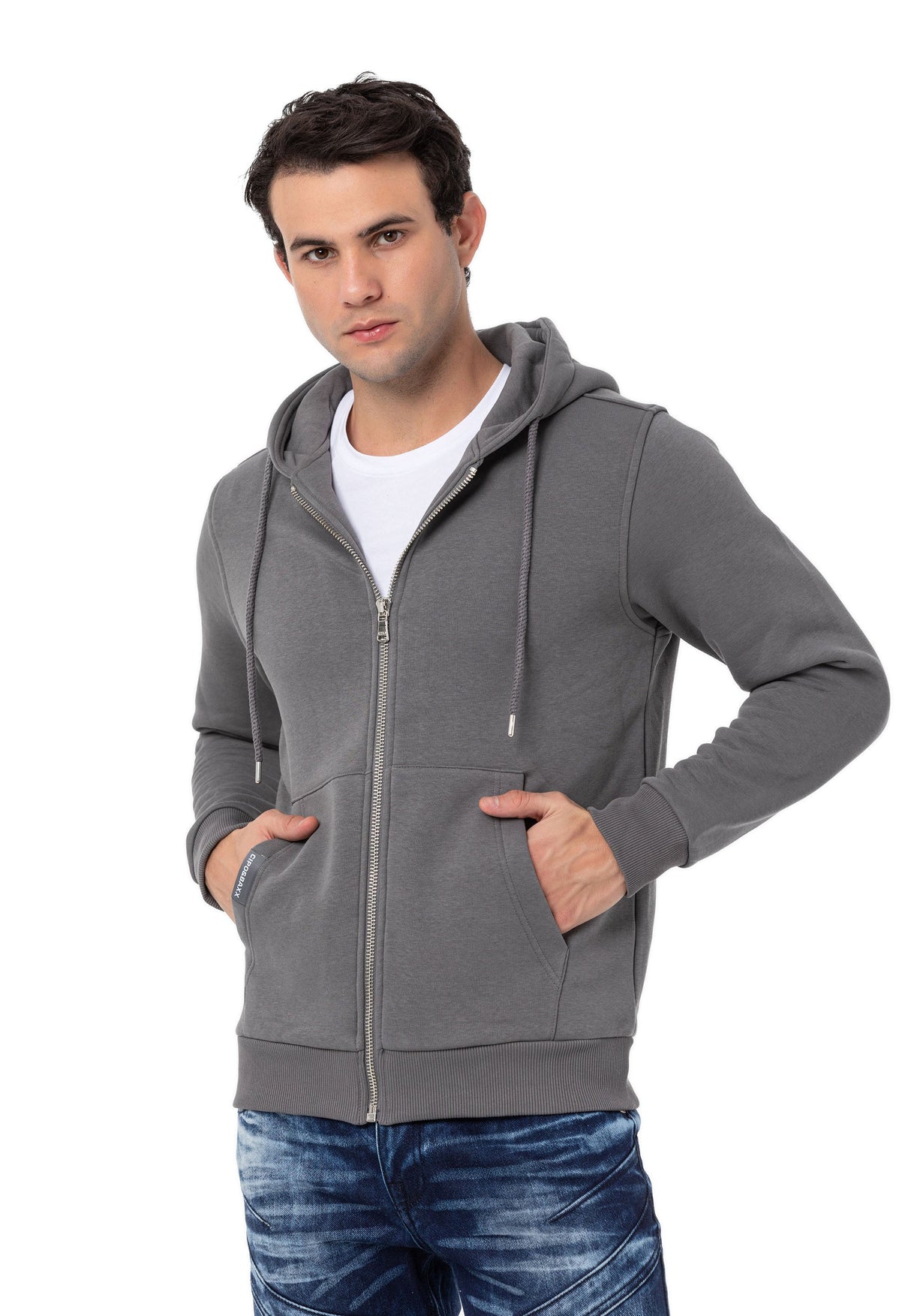 CL556 Herren Sweatjacke mit Kapuze - Verschiedene Farben