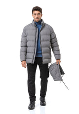 CM224 Herren Winterjacke – Klassisch & funktional | Abnehmbare Kapuze mit Reißverschluss