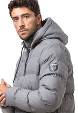 CM224 Herren Winterjacke – Klassisch & funktional | Abnehmbare Kapuze mit Reißverschluss