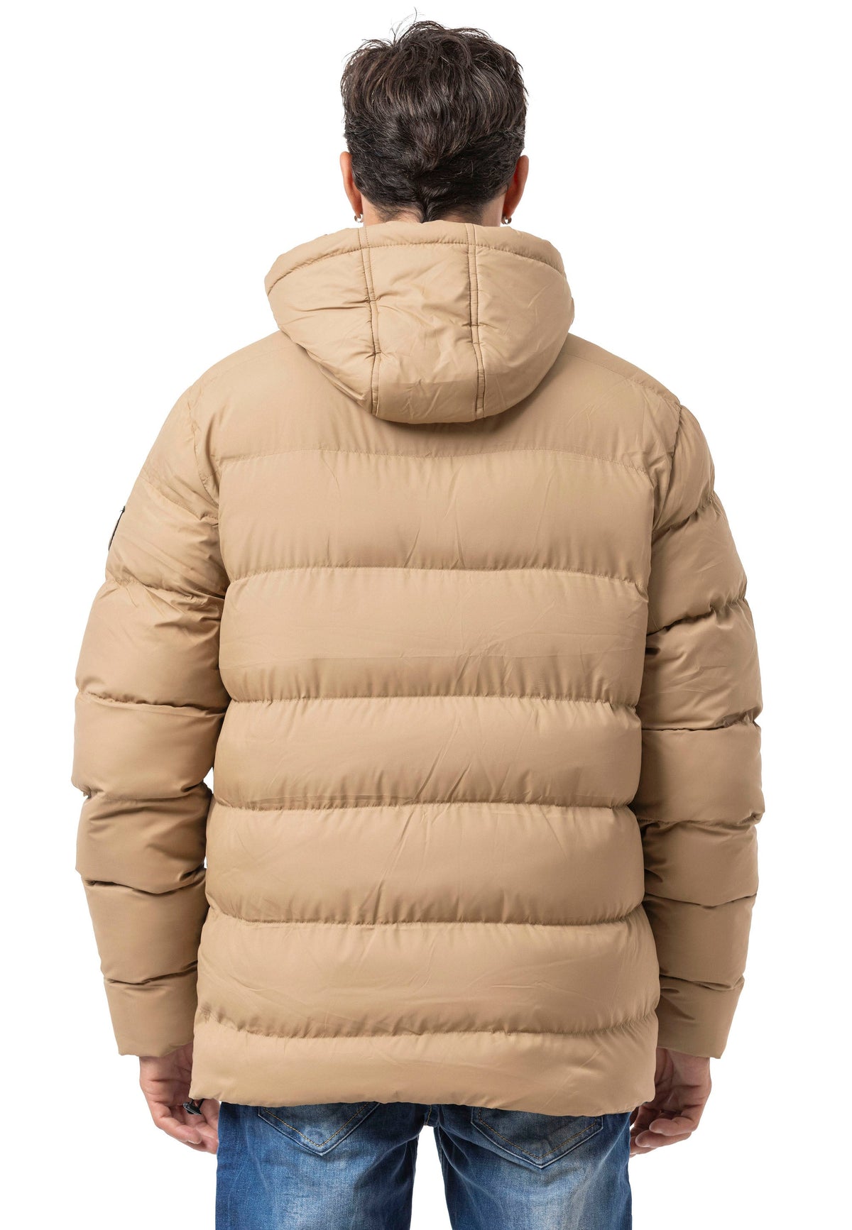 CM224 Men's Winter Jacket – Classic &amp; Functional | Detachable Hood with Zipper