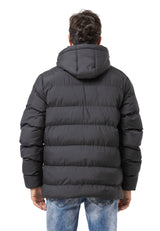 CM224 Herren Winterjacke – Klassisch & funktional | Abnehmbare Kapuze mit Reißverschluss