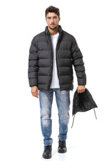 CM224 Herren Winterjacke – Klassisch & funktional | Abnehmbare Kapuze mit Reißverschluss