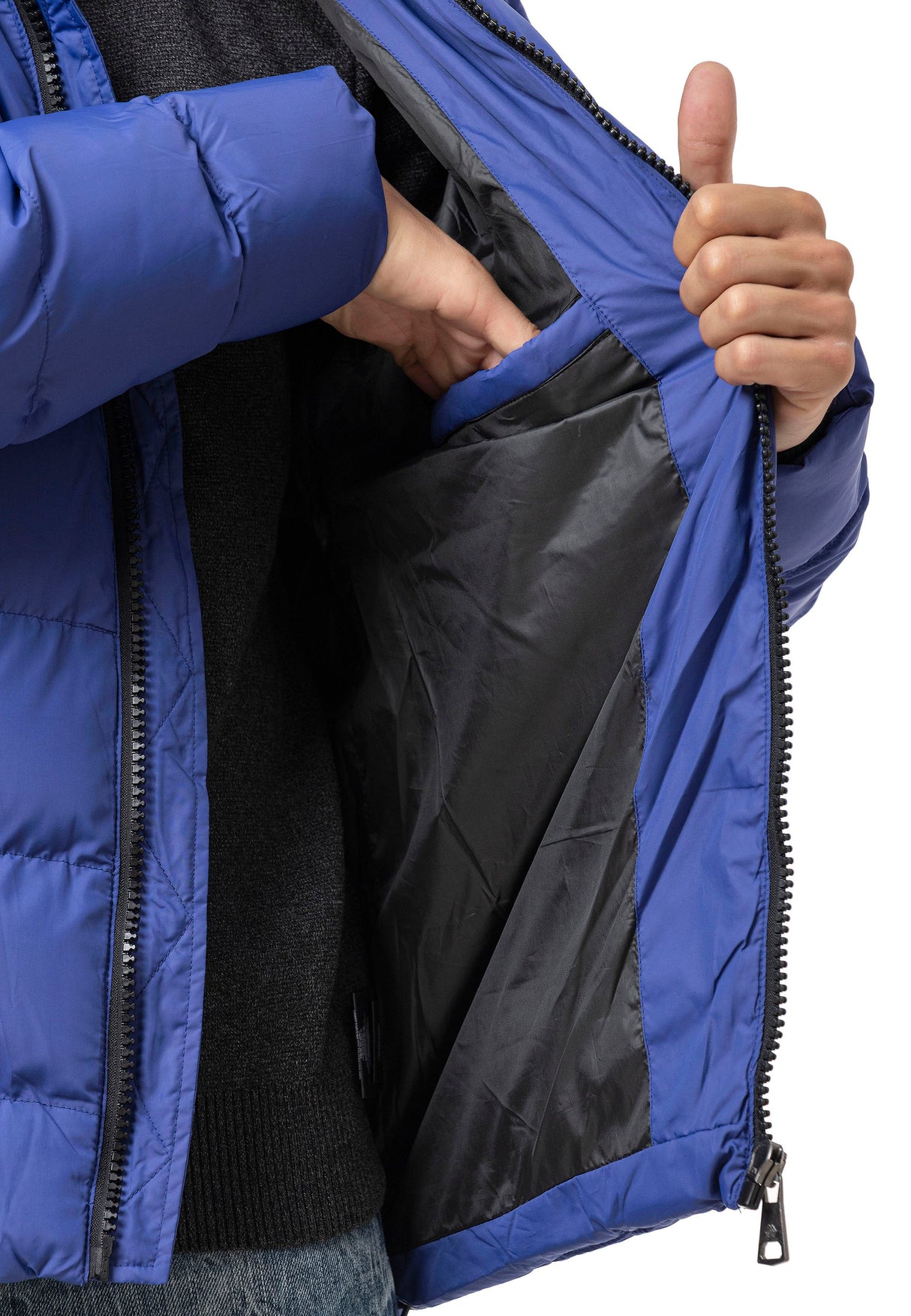 CM224 Herren Winterjacke – Klassisch & funktional | Abnehmbare Kapuze mit Reißverschluss