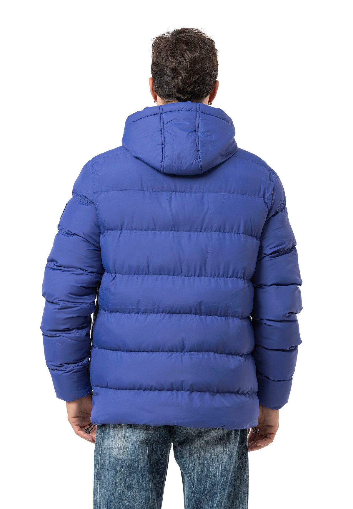 CM224 Men's Winter Jacket – Classic &amp; Functional | Detachable Hood with Zipper