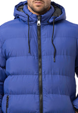 CM224 Herren Winterjacke – Klassisch & funktional | Abnehmbare Kapuze mit Reißverschluss